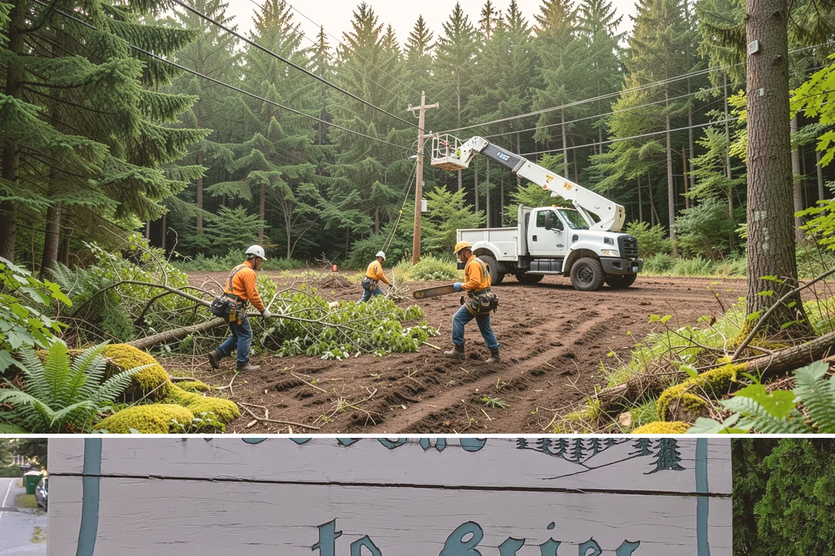 Sidewalk clearance pruning in Brier, Snohomish County, WA - Work follows recognized arboricultural standards matched to specific site conditions but should avoid dormant seasons that may...