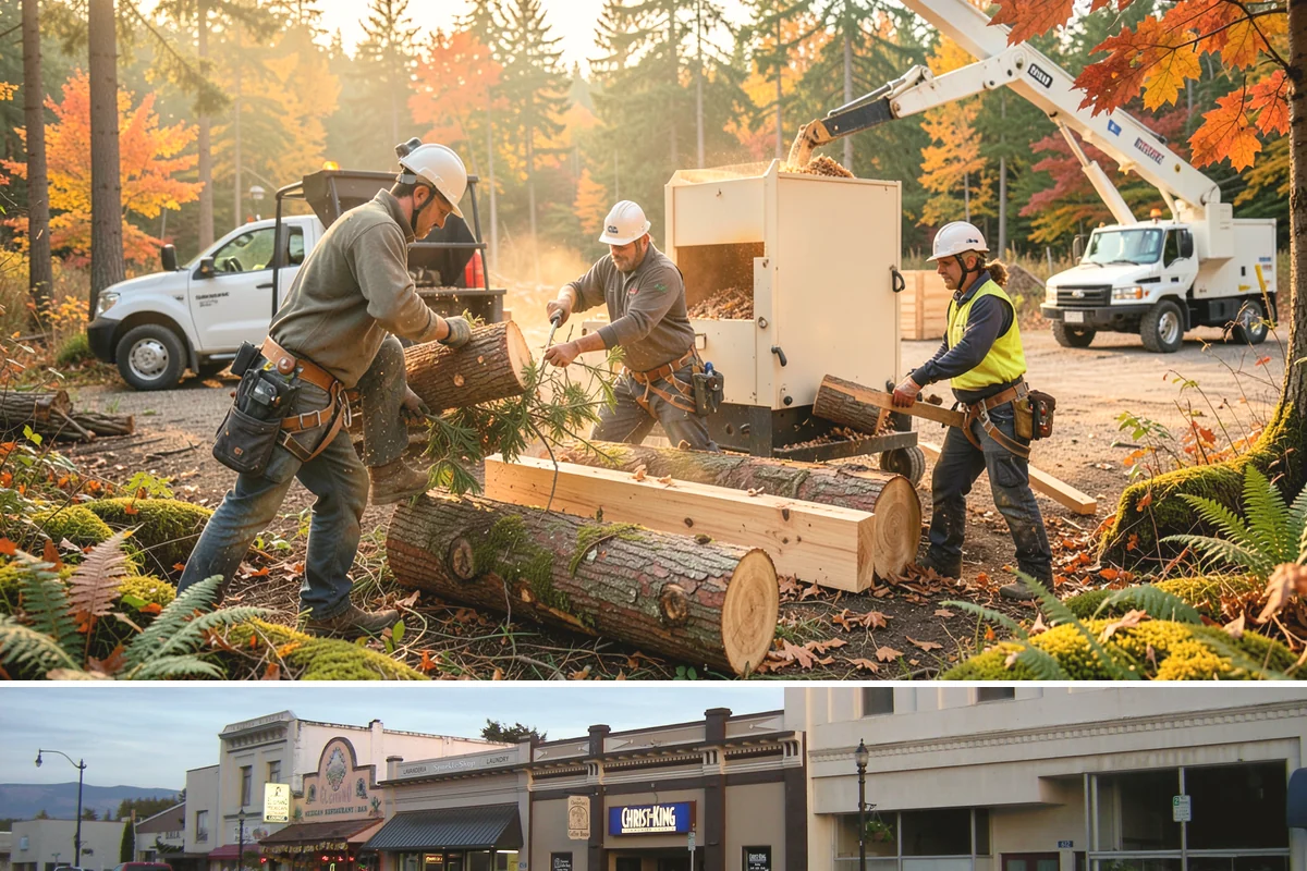 Sidewalk clearance pruning in Burlington, Skagit County, WA - Work follows recognized arboricultural standards matched to specific site conditions but should avoid dormant seasons that may...