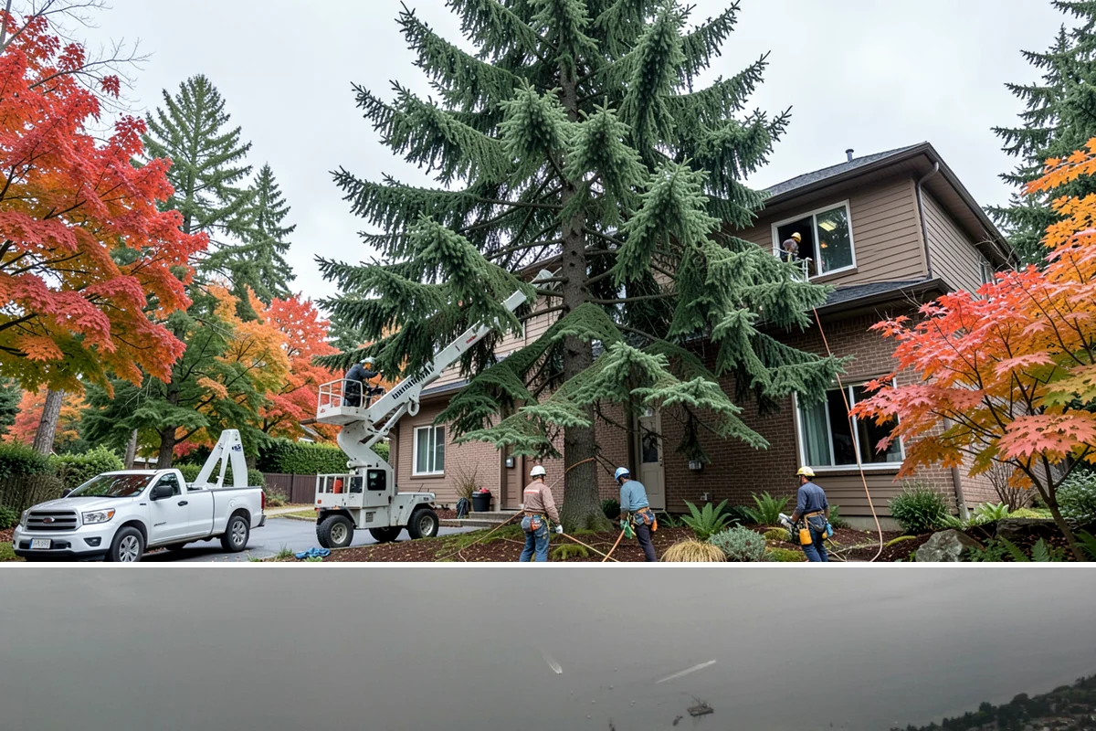 Sidewalk clearance pruning in Des Moines, King County, WA - Work follows recognized arboricultural standards matched to specific site conditions but should avoid dormant seasons that may...