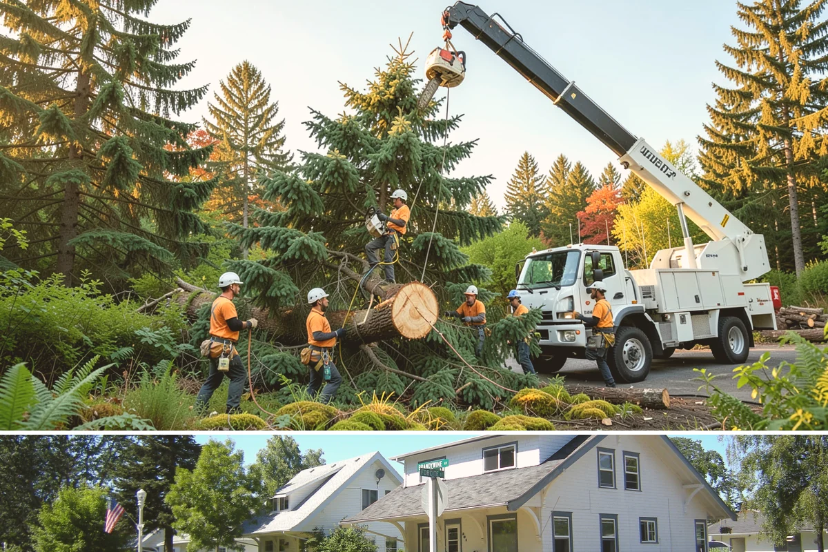 Sidewalk clearance pruning in DuPont, Pierce County, WA - Work follows recognized arboricultural standards matched to specific site conditions but should avoid dormant seasons that may...