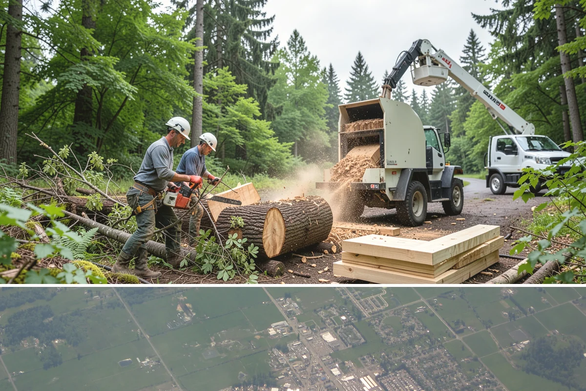 Sidewalk clearance pruning in Enumclaw, King County, WA - Work follows recognized arboricultural standards matched to specific site conditions but should avoid dormant seasons that may...