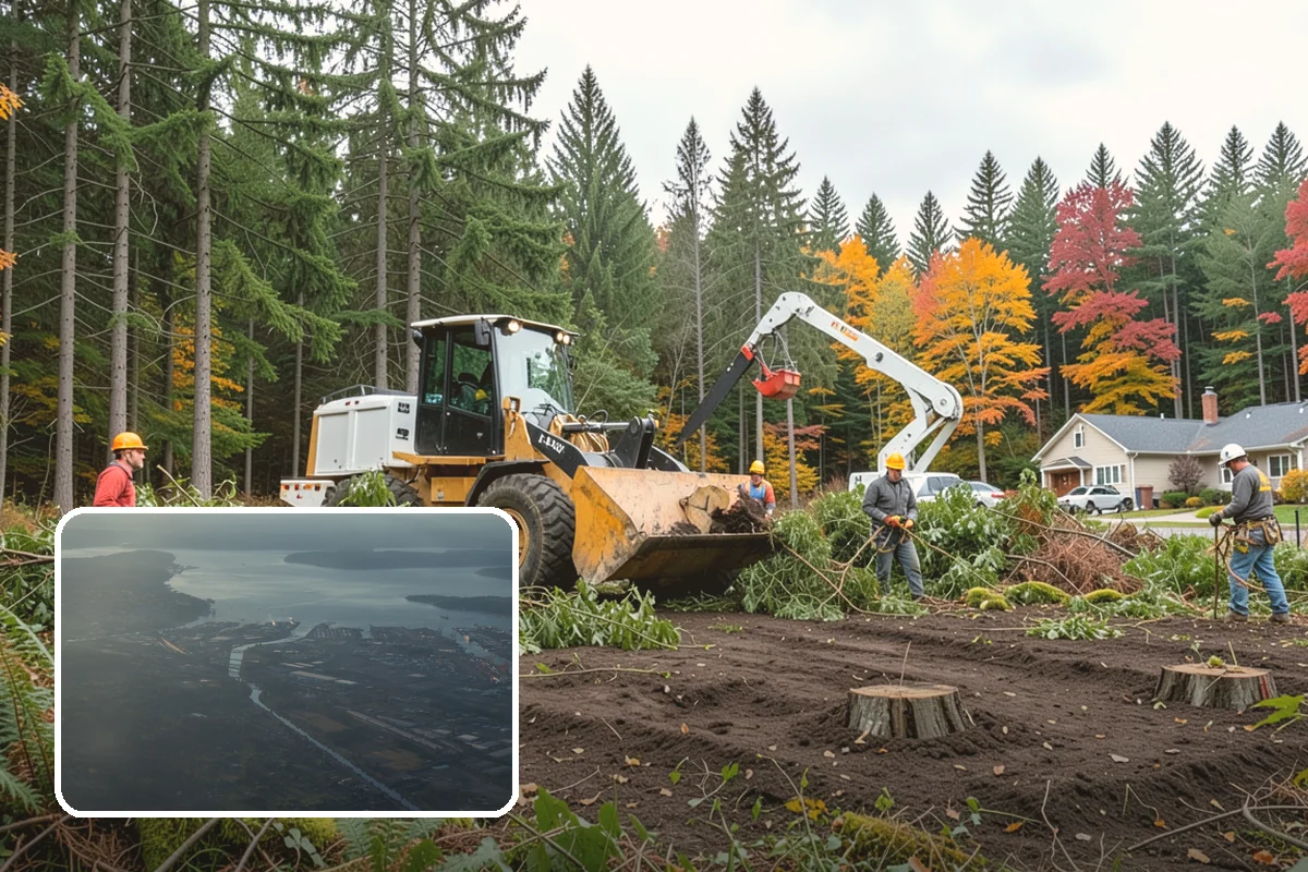 Sidewalk clearance pruning in Fife, Pierce County, WA - Improves tree structure, health, and appearance
