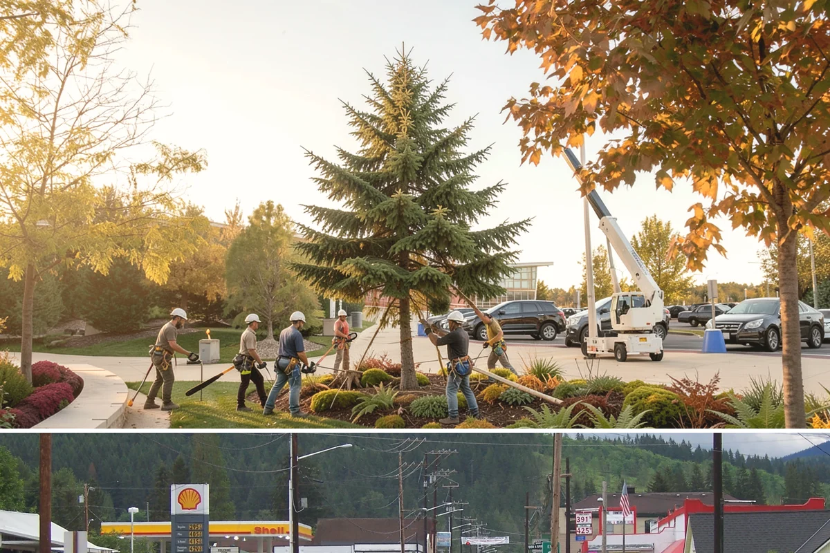 Sidewalk clearance pruning in Granite Falls, Snohomish County, WA - Work follows recognized arboricultural standards matched to specific site conditions but should avoid dormant seasons that may...