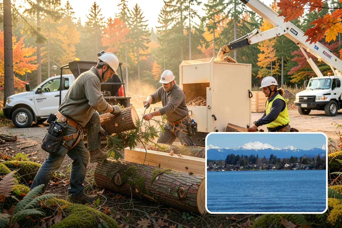 Sidewalk clearance pruning in Lake Stevens, Snohomish County, WA - Improves tree structure, health, and appearance