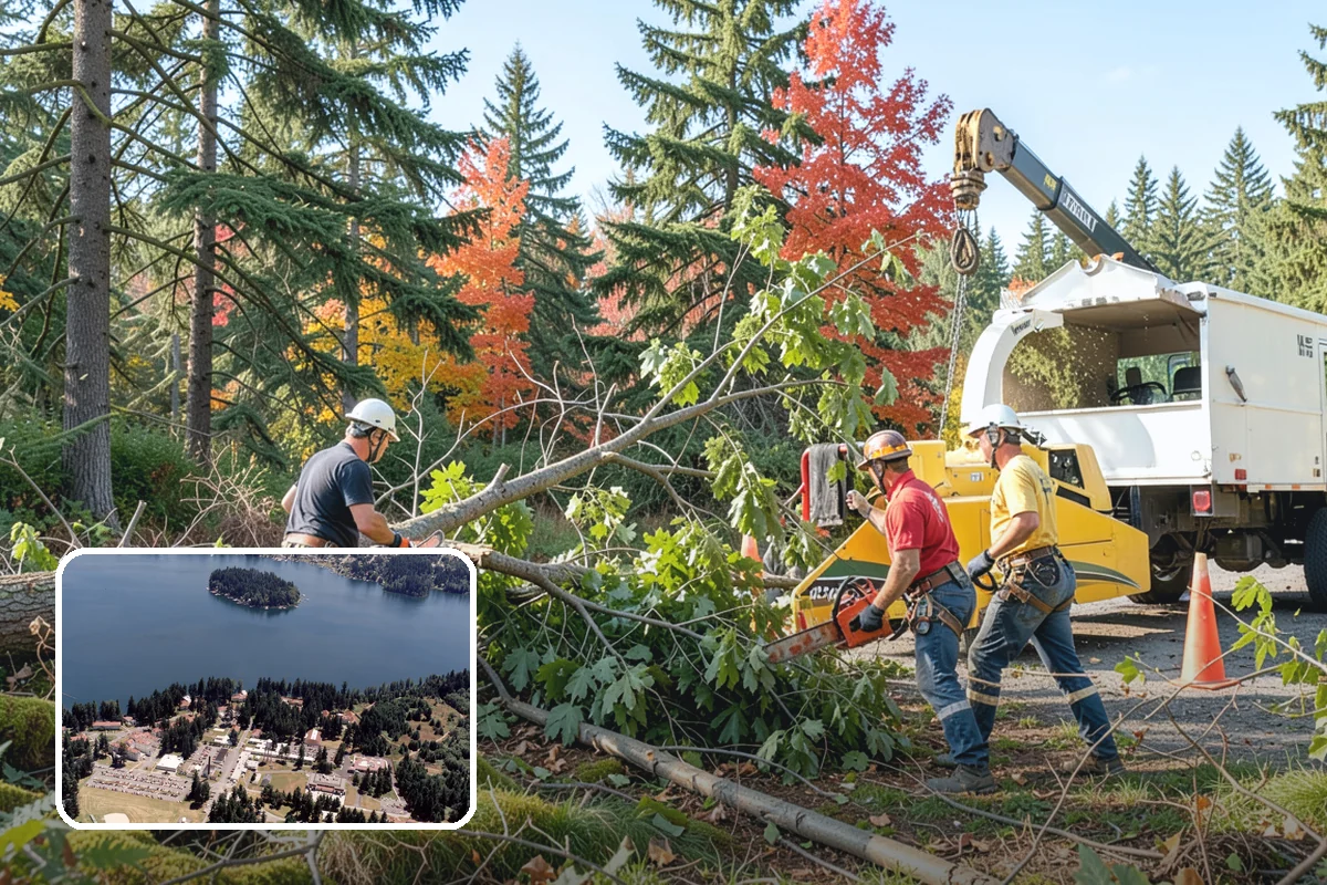 Sidewalk clearance pruning in Lakewood, Pierce County, WA - Improves tree structure, health, and appearance