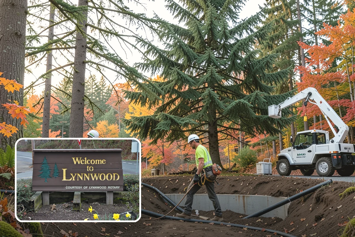 Sidewalk clearance pruning in Lynnwood, Snohomish County, WA - Improves tree structure, health, and appearance