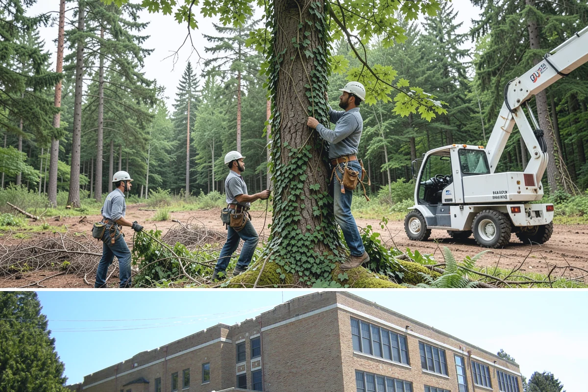 Sidewalk clearance pruning in Maple Valley, King County, WA - Work follows recognized arboricultural standards matched to specific site conditions but should avoid dormant seasons that may...