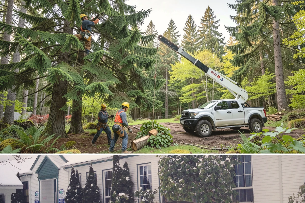 Sidewalk clearance pruning in Pacific, King County, WA - Work follows recognized arboricultural standards matched to specific site conditions but should avoid dormant seasons that may...