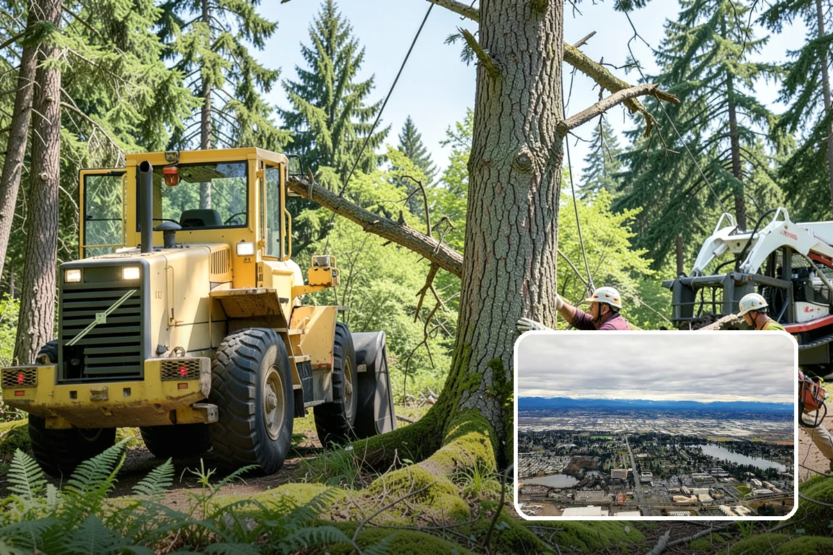 Sidewalk clearance pruning in SeaTac, King County, WA - Improves tree structure, health, and appearance