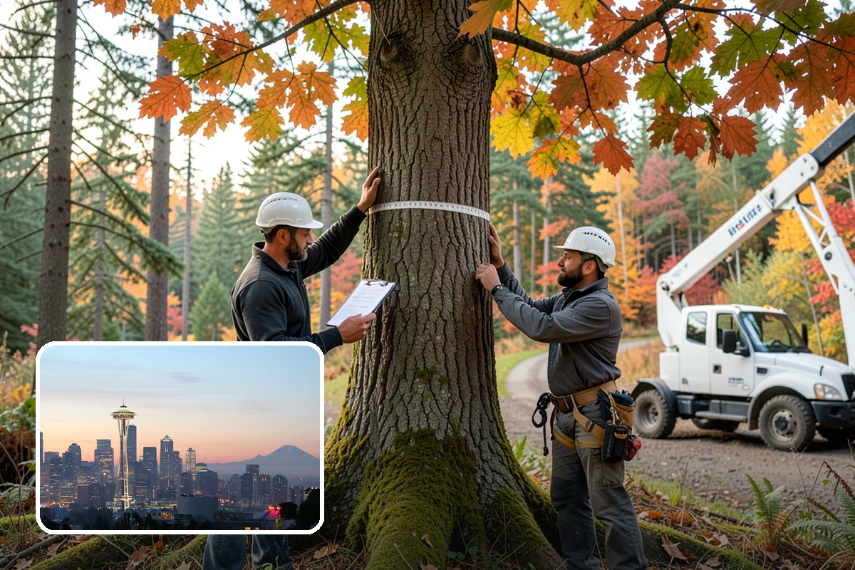 Sidewalk clearance pruning in Seattle, King County, WA - Improves tree structure, health, and appearance