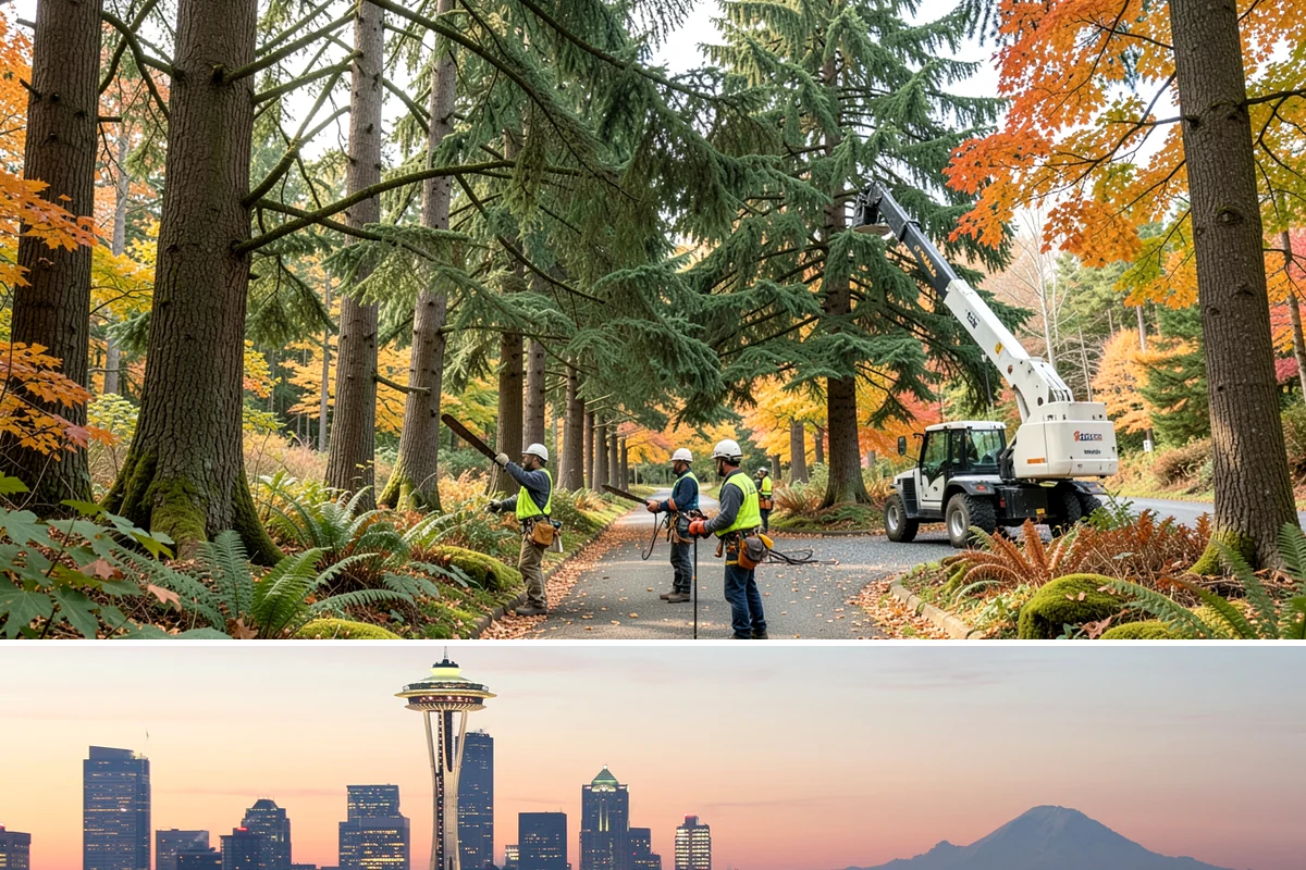 Sidewalk clearance pruning in Seattle, King County, WA - Work follows recognized arboricultural standards matched to specific site conditions but should avoid dormant seasons that may...