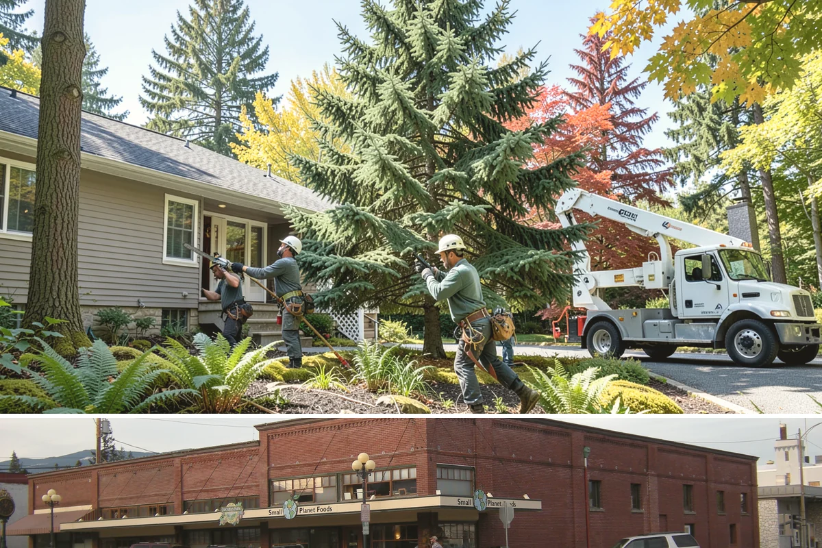 Sidewalk clearance pruning in Sedro-Woolley, Skagit County, WA - Work follows recognized arboricultural standards matched to specific site conditions but should avoid dormant seasons that may...