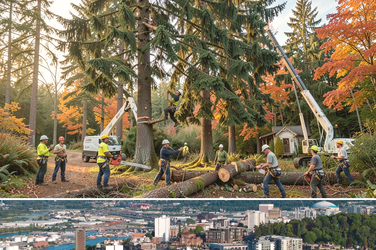 Sidewalk clearance pruning in Tacoma, Pierce County, WA - Work follows recognized arboricultural standards matched to specific site conditions but should avoid dormant seasons that may...