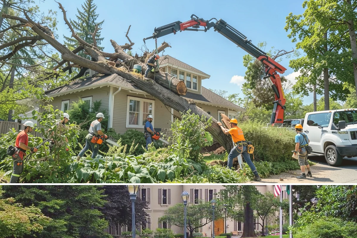Sidewalk clearance pruning in Woodinville, King County, WA - Work follows recognized arboricultural standards matched to specific site conditions but should avoid dormant seasons that may...