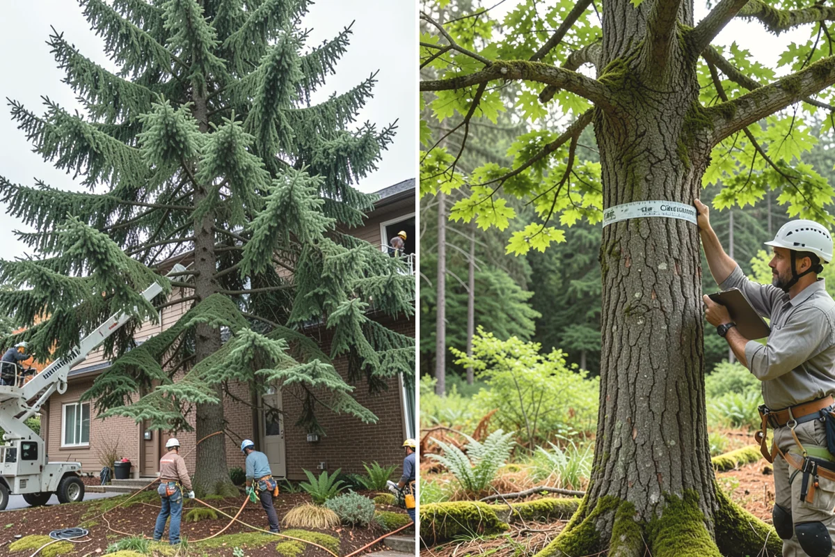 Site Preparation Clearing in Anacortes, Skagit County, WA - Assess the site and mark features to protect