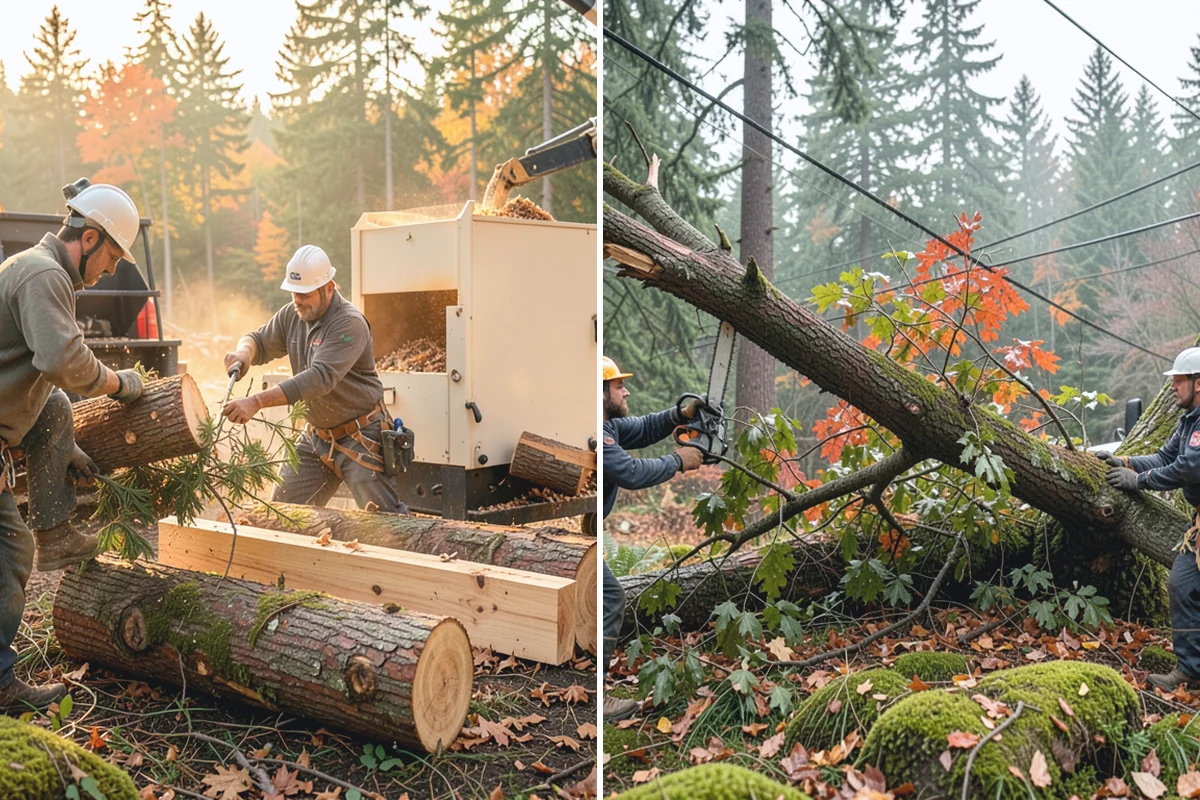 Site Preparation Clearing in Bonney Lake, Pierce County, WA - Assess the site and mark features to protect
