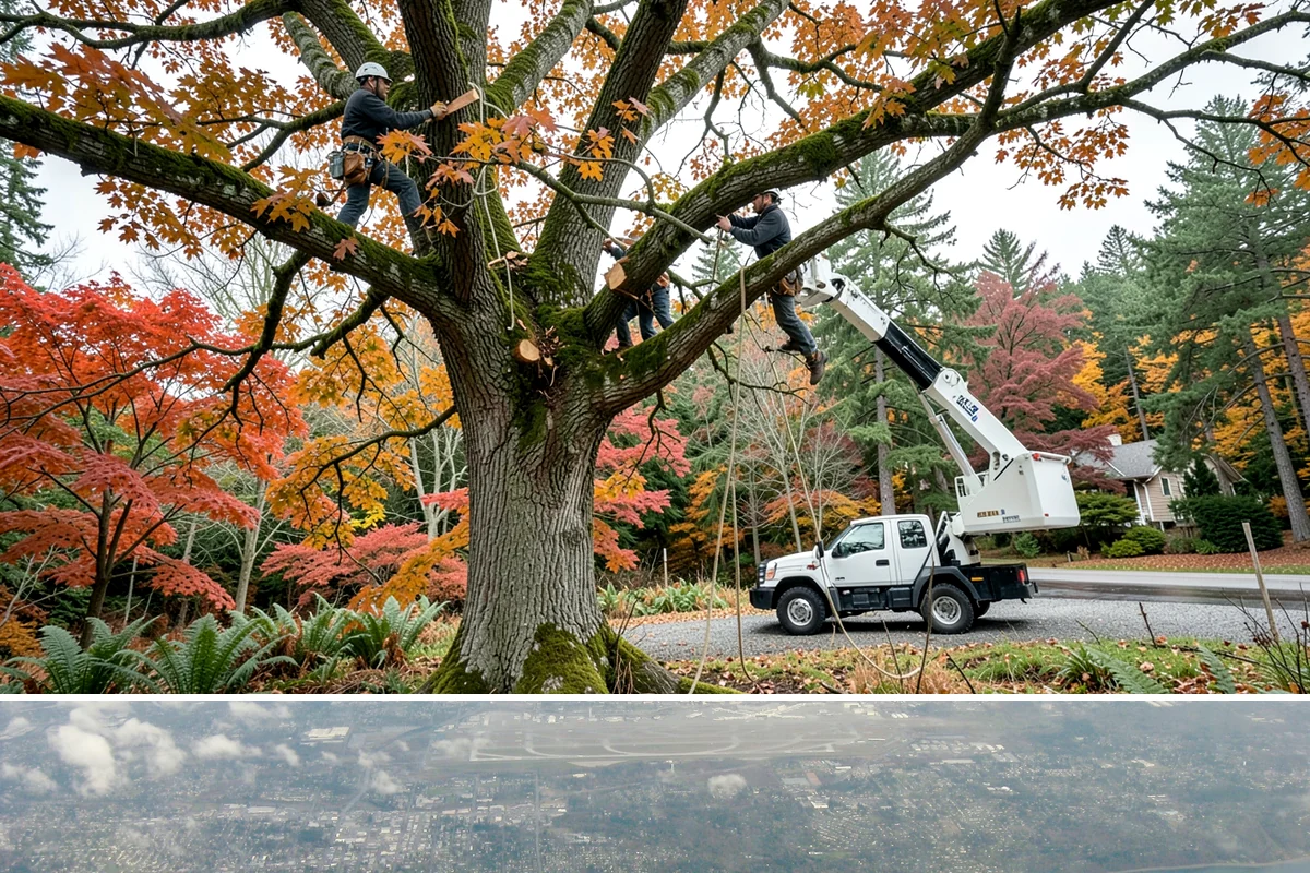 Site Preparation Clearing in Burien, King County, WA - Work can be performed year-round in the Puget Sound climate but may require special equipment for winter snow or mud