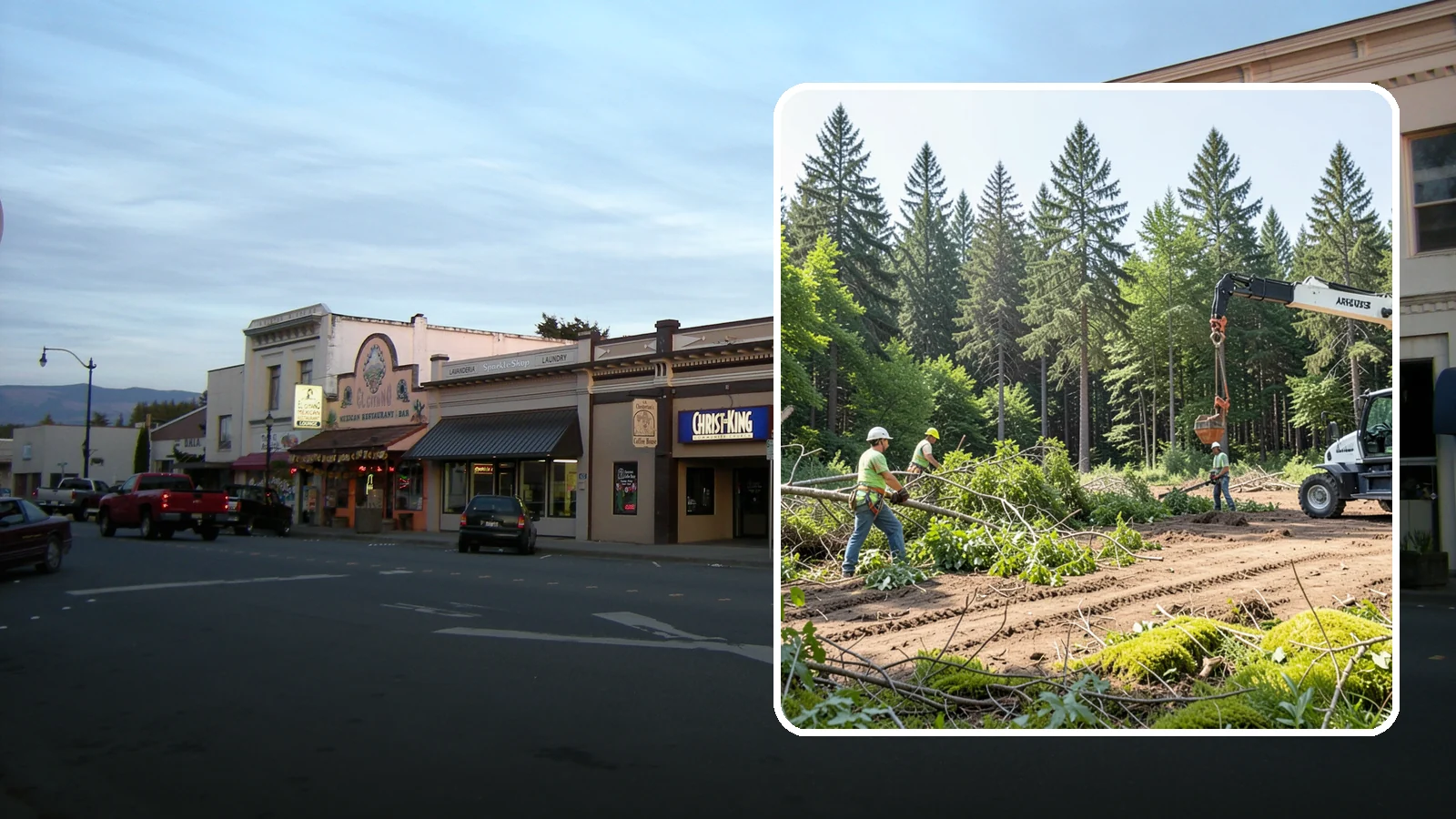 Site Preparation Clearing in Burlington, Skagit County, WA - The clearing of vegetation to prepare a site for its intended use.
