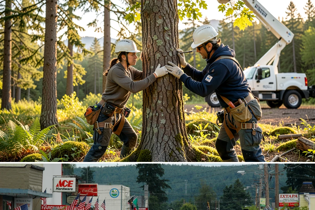 Site Preparation Clearing in Carnation, King County, WA - Work can be performed year-round in the Puget Sound climate but may require special equipment for winter snow or mud