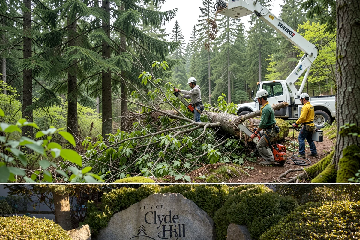 Site Preparation Clearing in Clyde Hill, King County, WA - Work can be performed year-round in the Puget Sound climate but may require special equipment for winter snow or mud