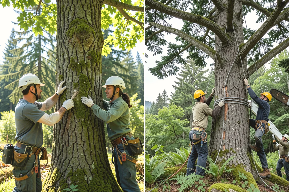 Site Preparation Clearing in Covington, King County, WA - Assess the site and mark features to protect