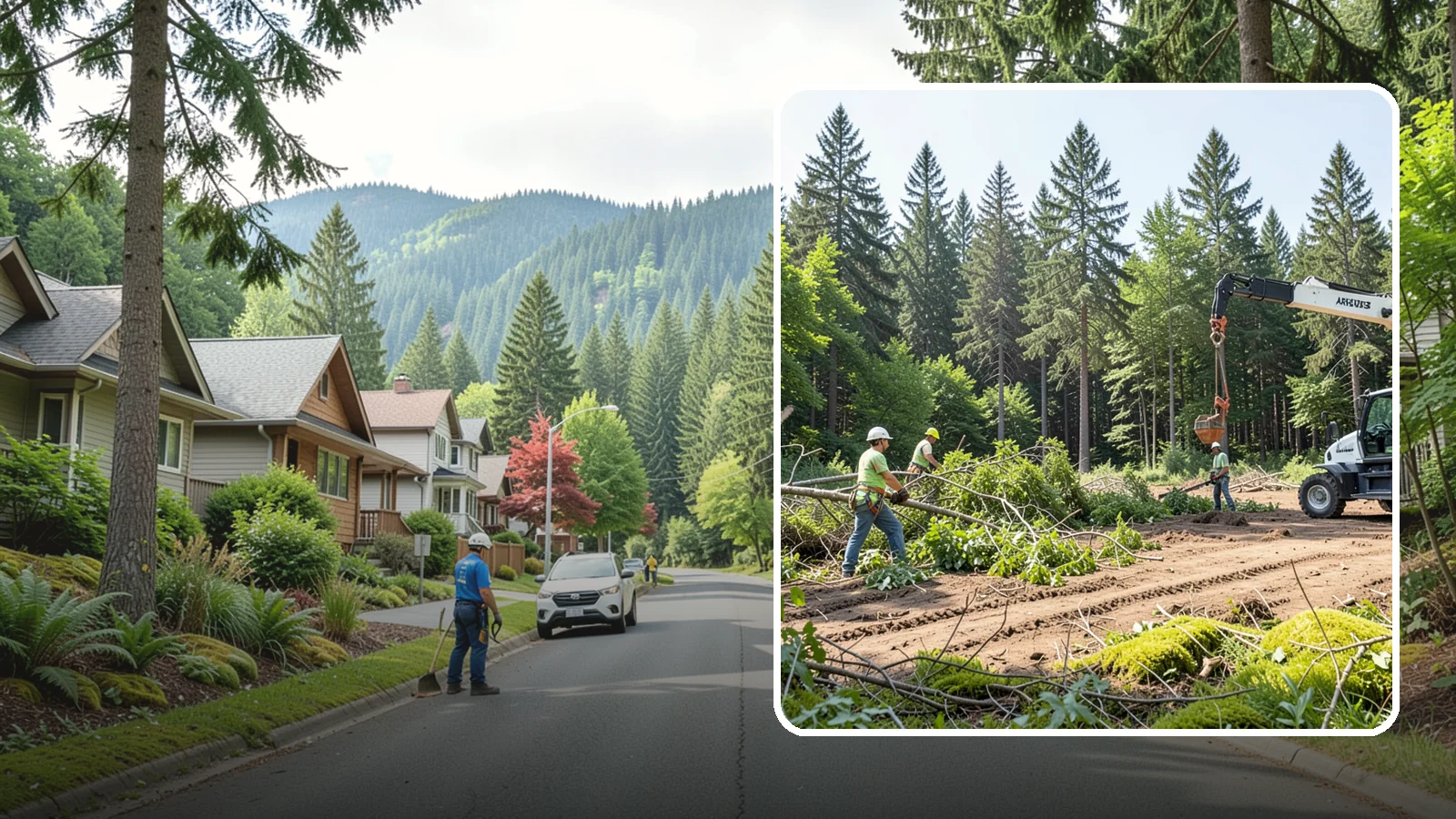 Site Preparation Clearing in Darrington, Snohomish County, WA - The clearing of vegetation to prepare a site for its intended use.