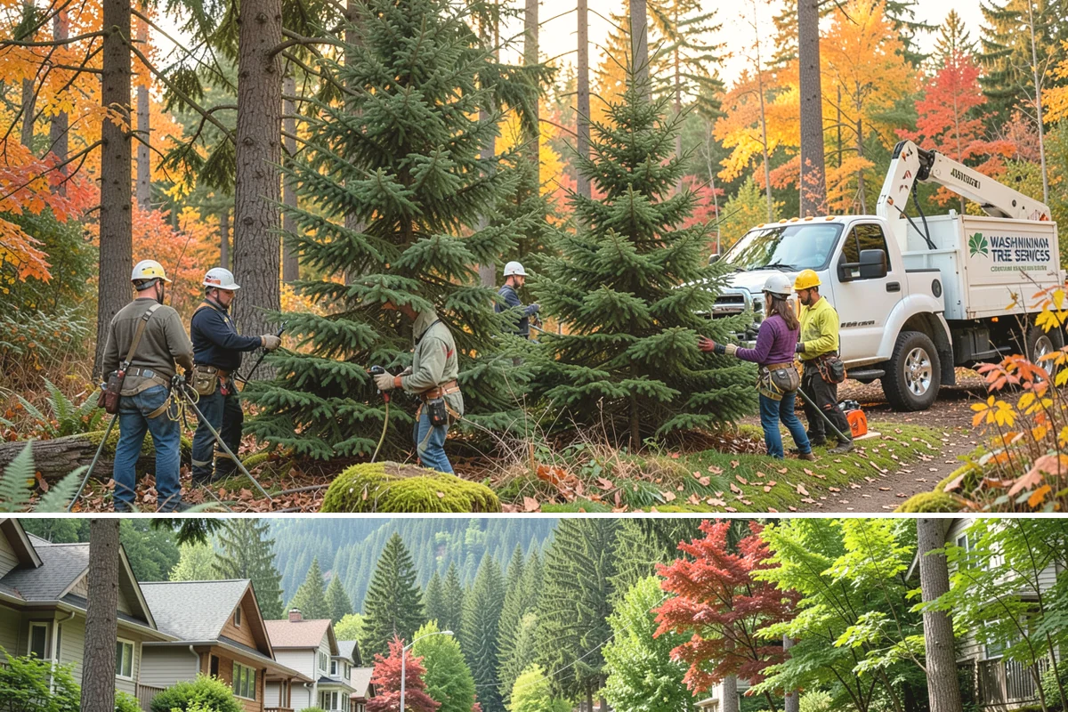 Site Preparation Clearing in Darrington, Snohomish County, WA - Work can be performed year-round in the Puget Sound climate but may require special equipment for winter snow or mud