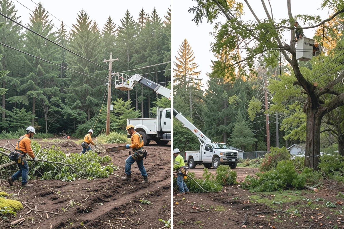 Site Preparation Clearing in Des Moines, King County, WA - Assess the site and mark features to protect