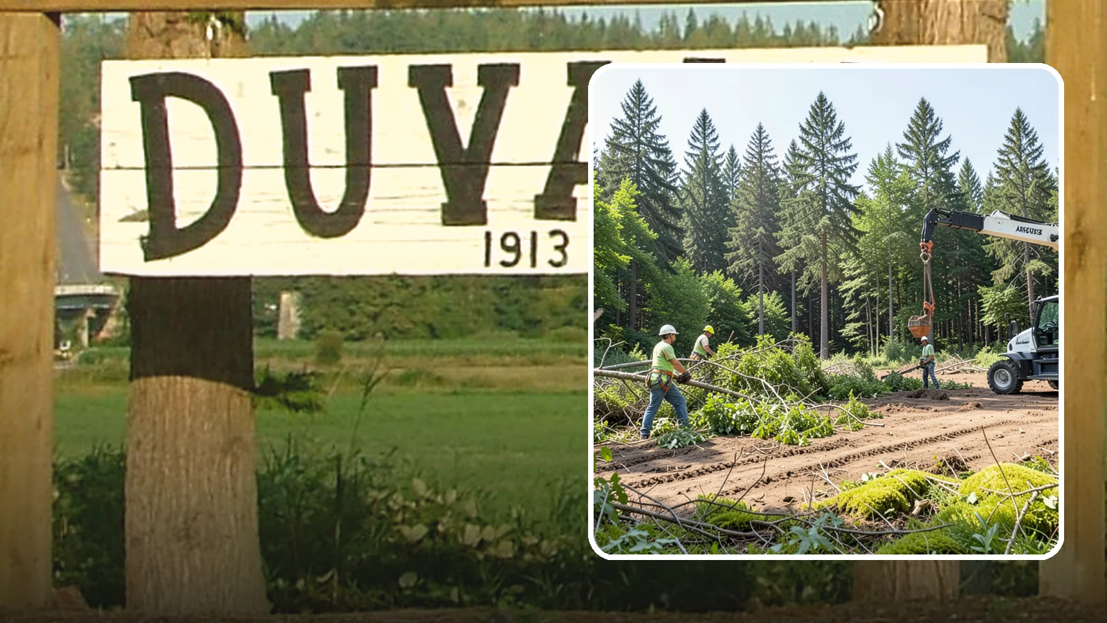 Site Preparation Clearing in Duvall, King County, WA - The clearing of vegetation to prepare a site for its intended use.
