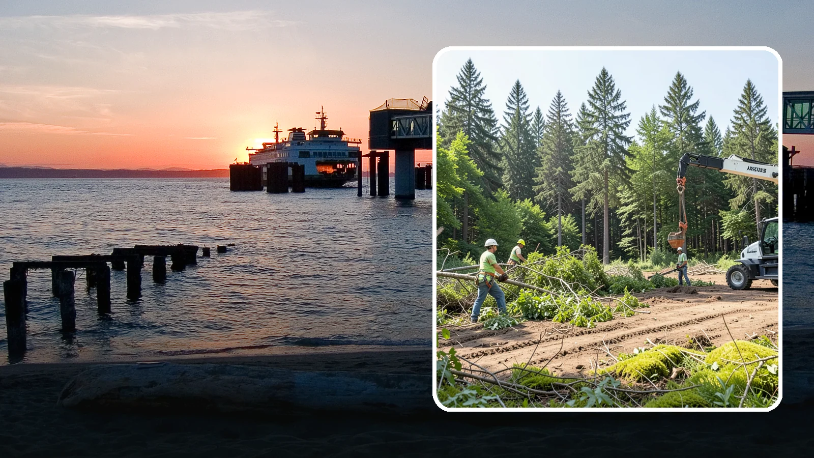 Site Preparation Clearing in Edmonds, Snohomish County, WA - The clearing of vegetation to prepare a site for its intended use.