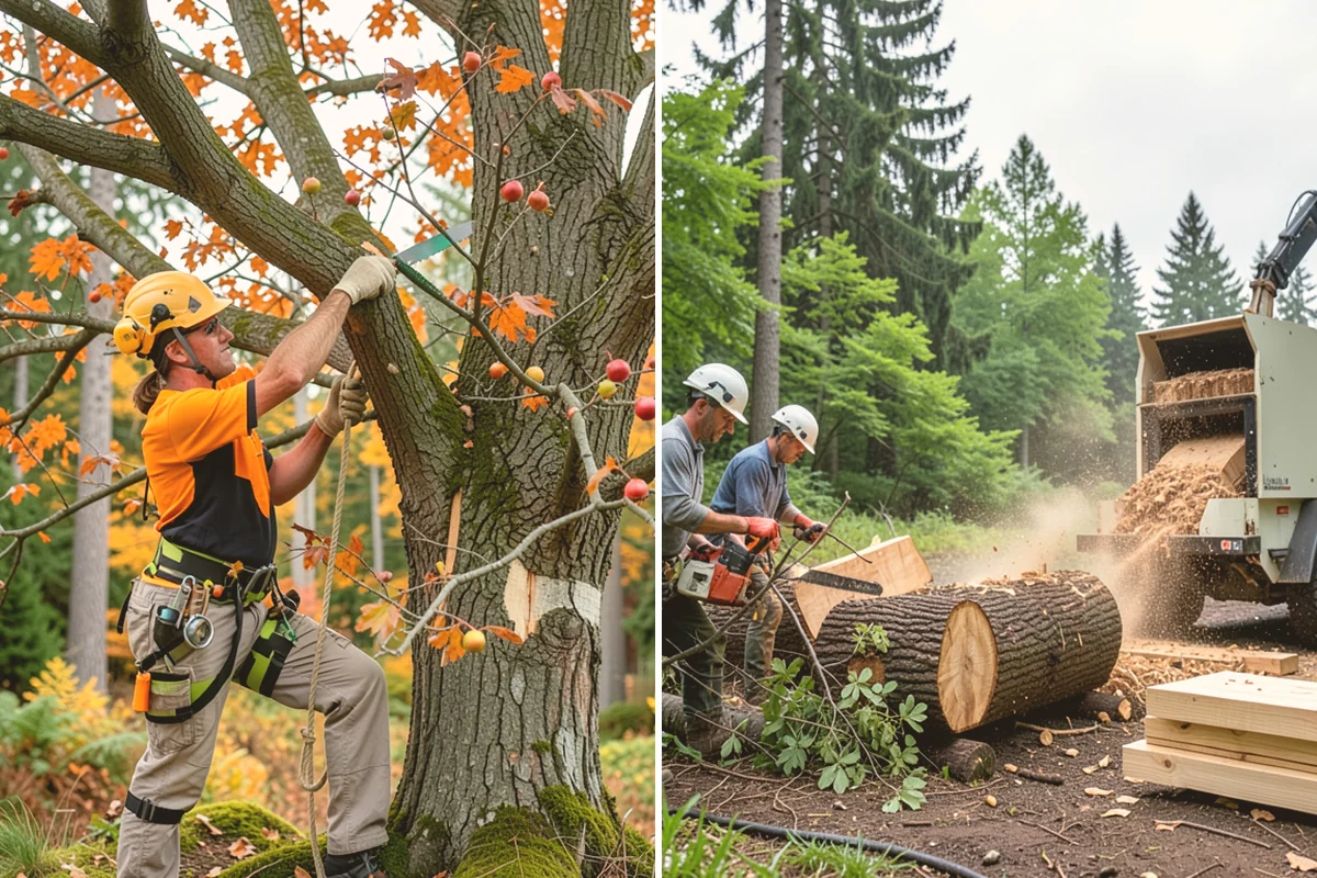 Site Preparation Clearing in Edmonds, Snohomish County, WA - Assess the site and mark features to protect
