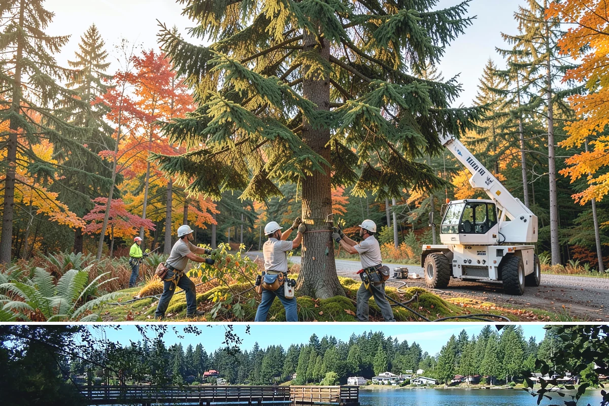 Site Preparation Clearing in Federal Way, King County, WA - Work can be performed year-round in the Puget Sound climate but may require special equipment for winter snow or mud