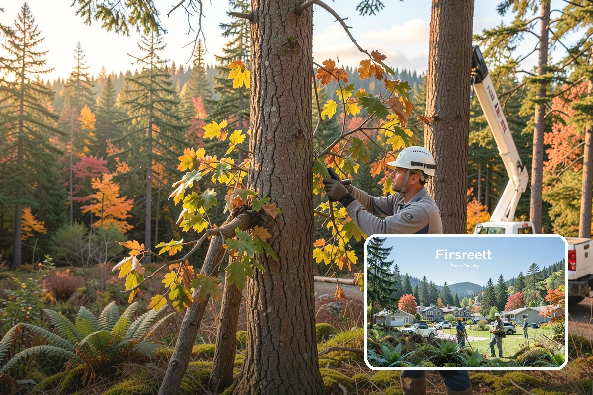 Site Preparation Clearing in Fircrest, Pierce County, WA - Improves access and usability of a site