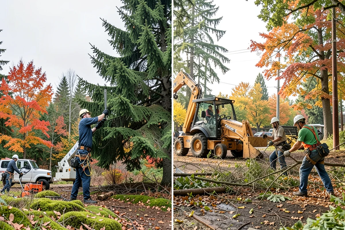Site Preparation Clearing in Gig Harbor, Pierce County, WA - Assess the site and mark features to protect