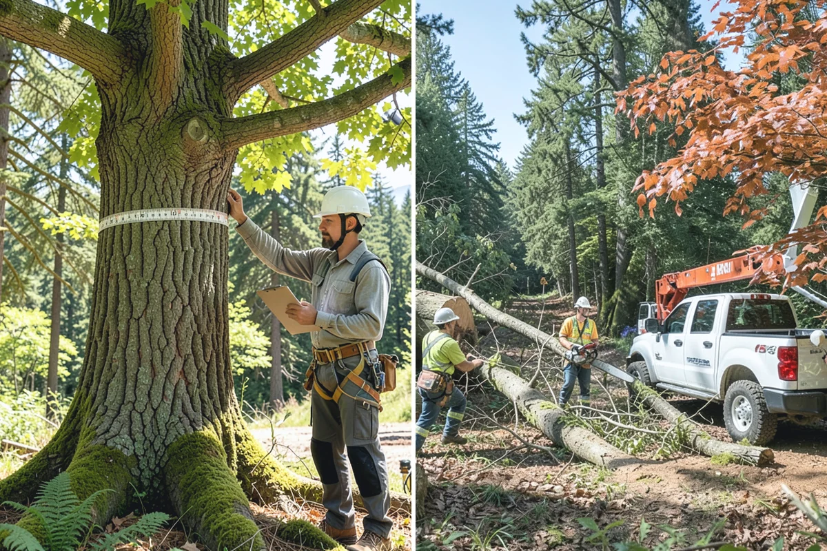 Site Preparation Clearing in Gold Bar, Snohomish County, WA - Assess the site and mark features to protect