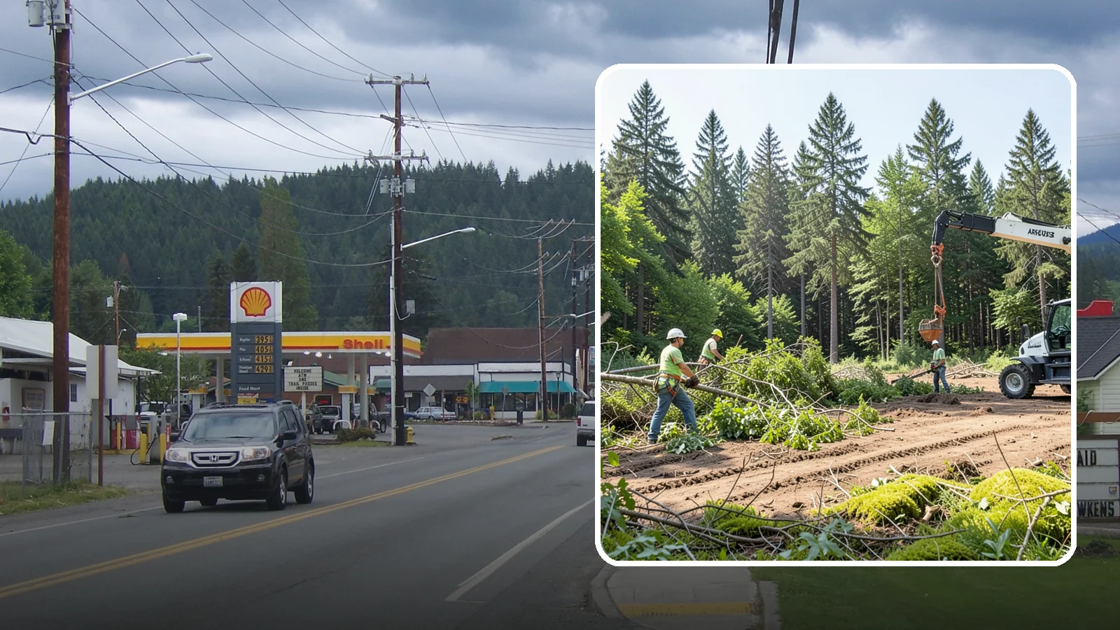 Site Preparation Clearing in Granite Falls, Snohomish County, WA - The clearing of vegetation to prepare a site for its intended use.