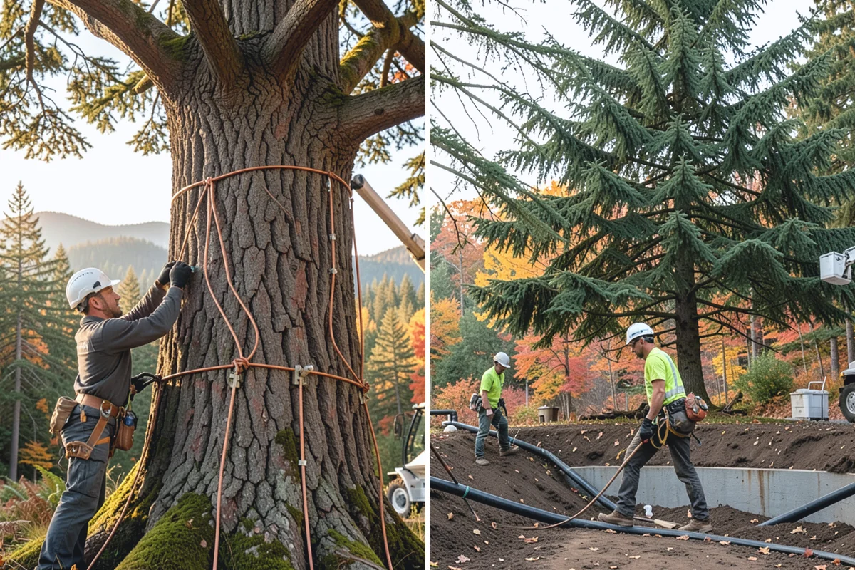 Site Preparation Clearing in Granite Falls, Snohomish County, WA - Assess the site and mark features to protect