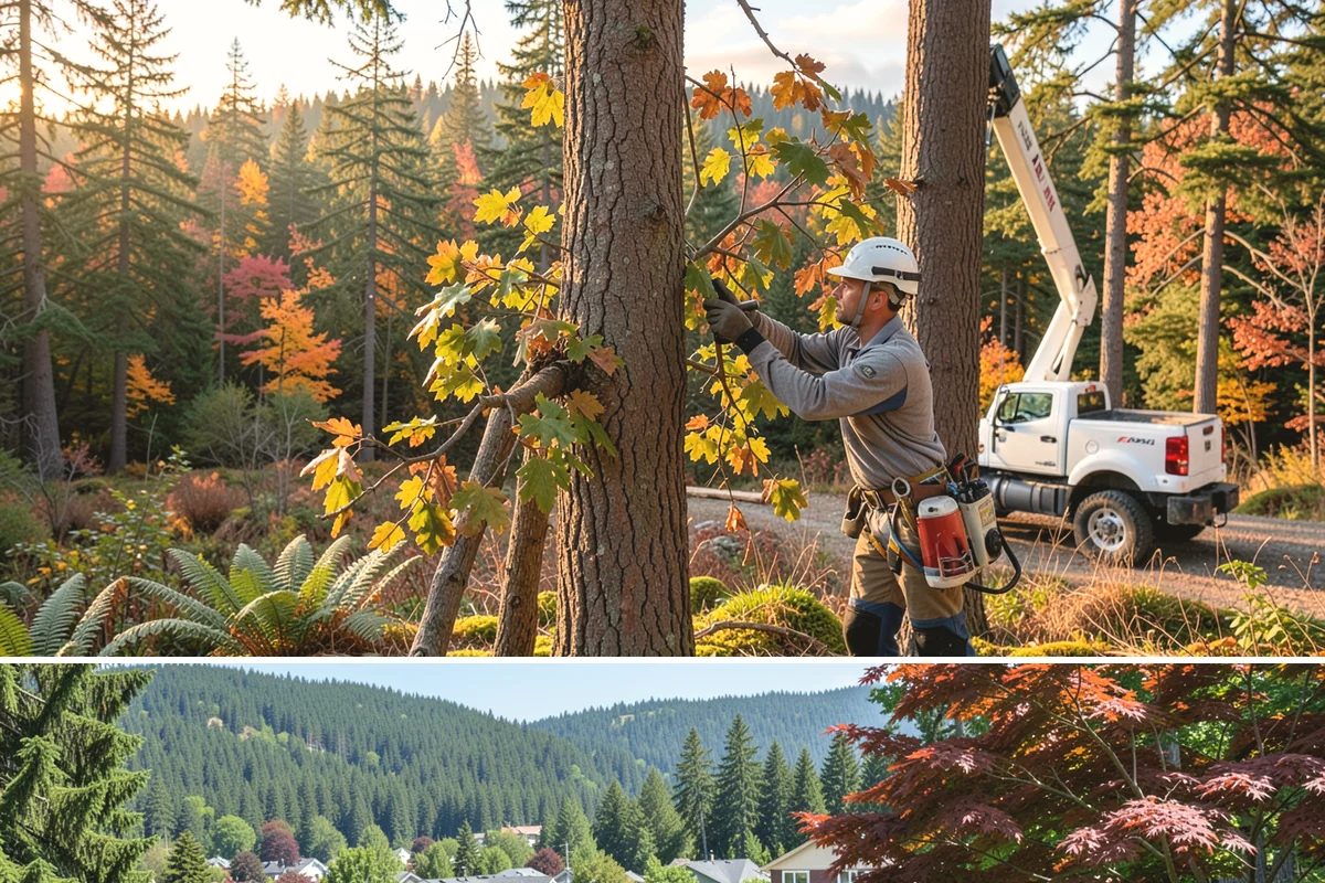 Site Preparation Clearing in Index, Snohomish County, WA - Work can be performed year-round in the Puget Sound climate but may require special equipment for winter snow or mud