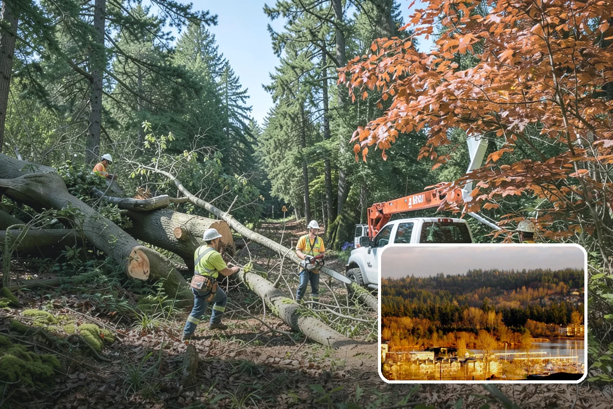 Site Preparation Clearing in Kenmore, King County, WA - Improves access and usability of a site