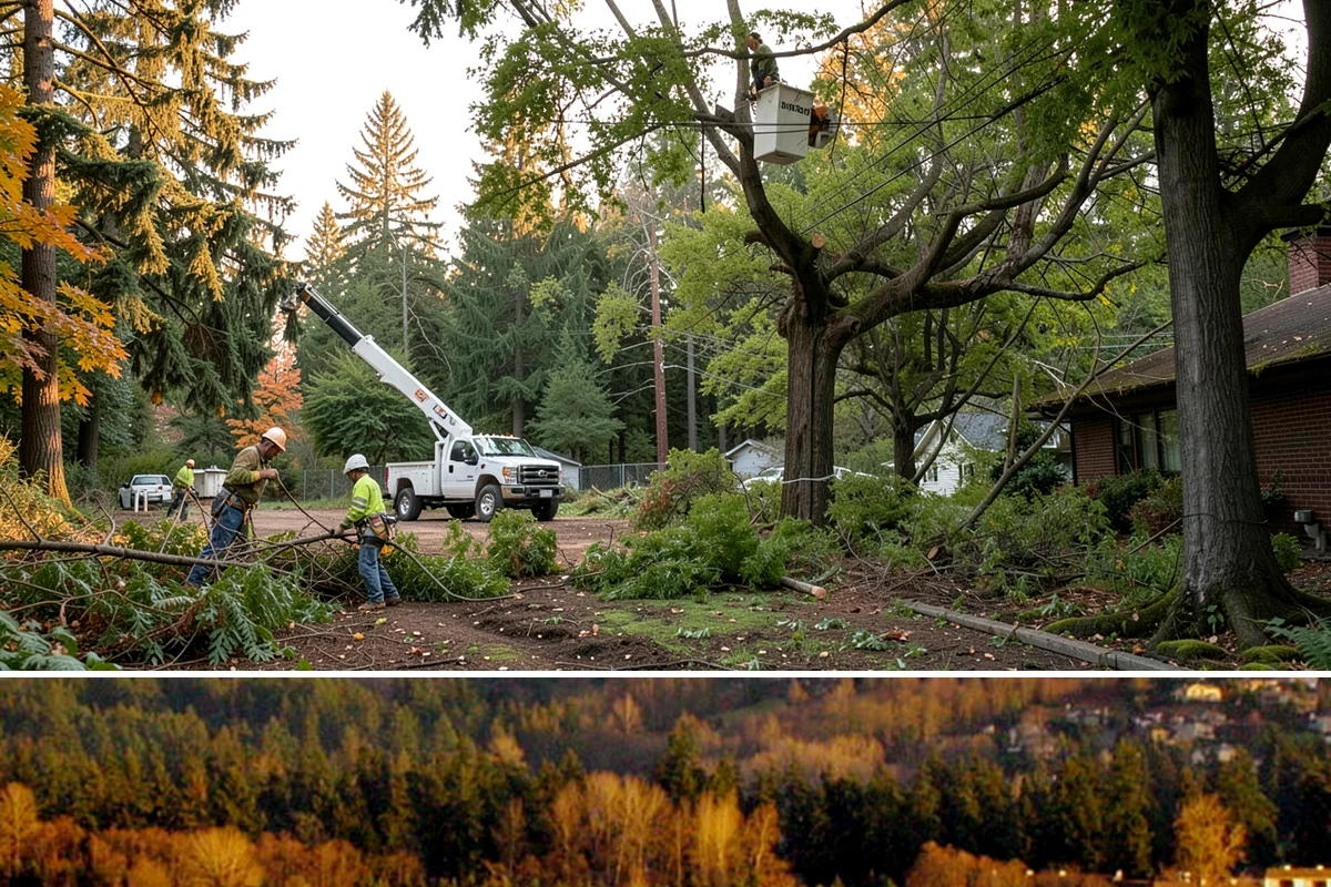 Site Preparation Clearing in Kenmore, King County, WA - Work can be performed year-round in the Puget Sound climate but may require special equipment for winter snow or mud