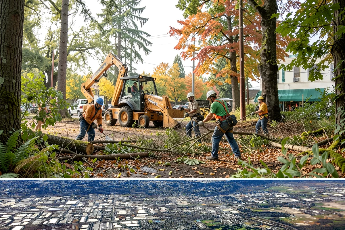 Site Preparation Clearing in Kent, King County, WA - Work can be performed year-round in the Puget Sound climate but may require special equipment for winter snow or mud