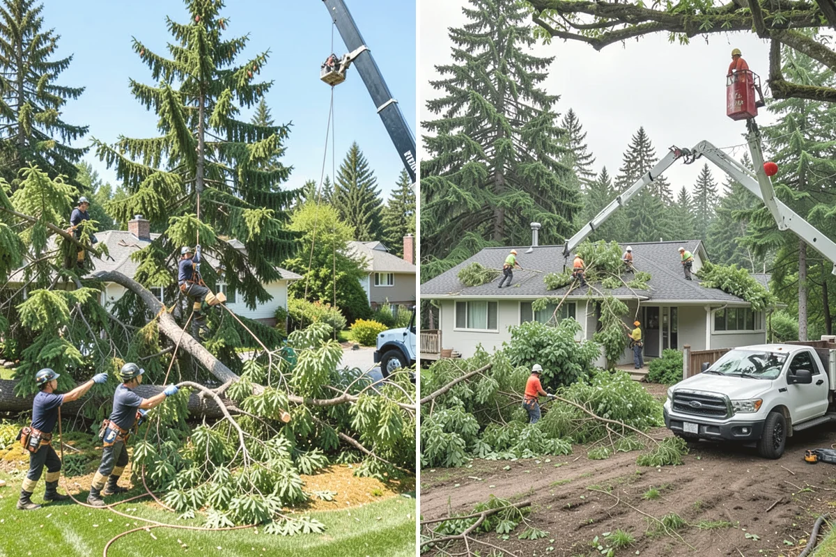 Site Preparation Clearing in Lake Stevens, Snohomish County, WA - Assess the site and mark features to protect