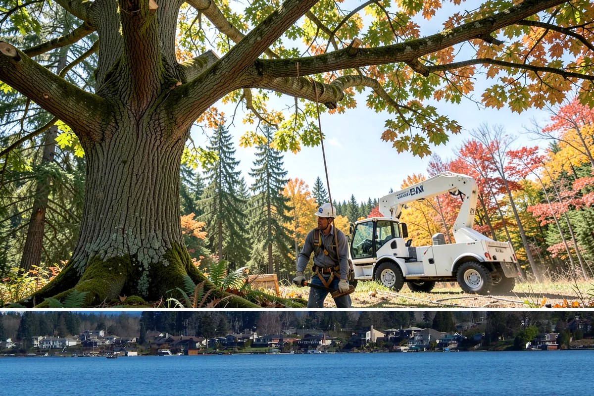 Site Preparation Clearing in Lake Stevens, Snohomish County, WA - Work can be performed year-round in the Puget Sound climate but may require special equipment for winter snow or mud