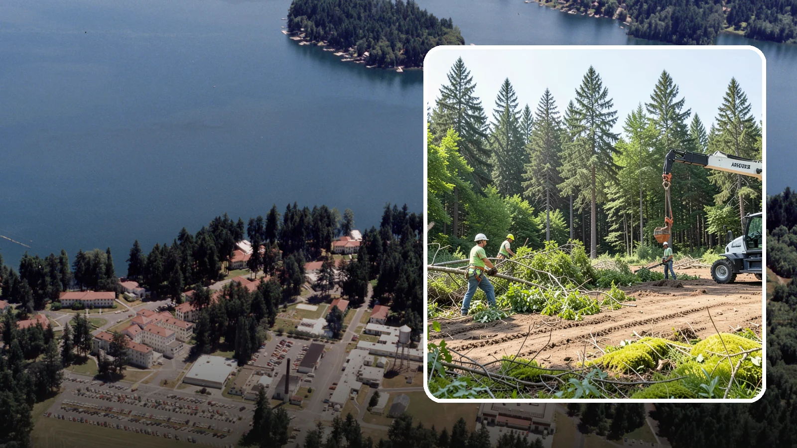 Site Preparation Clearing in Lakewood, Pierce County, WA - The clearing of vegetation to prepare a site for its intended use.