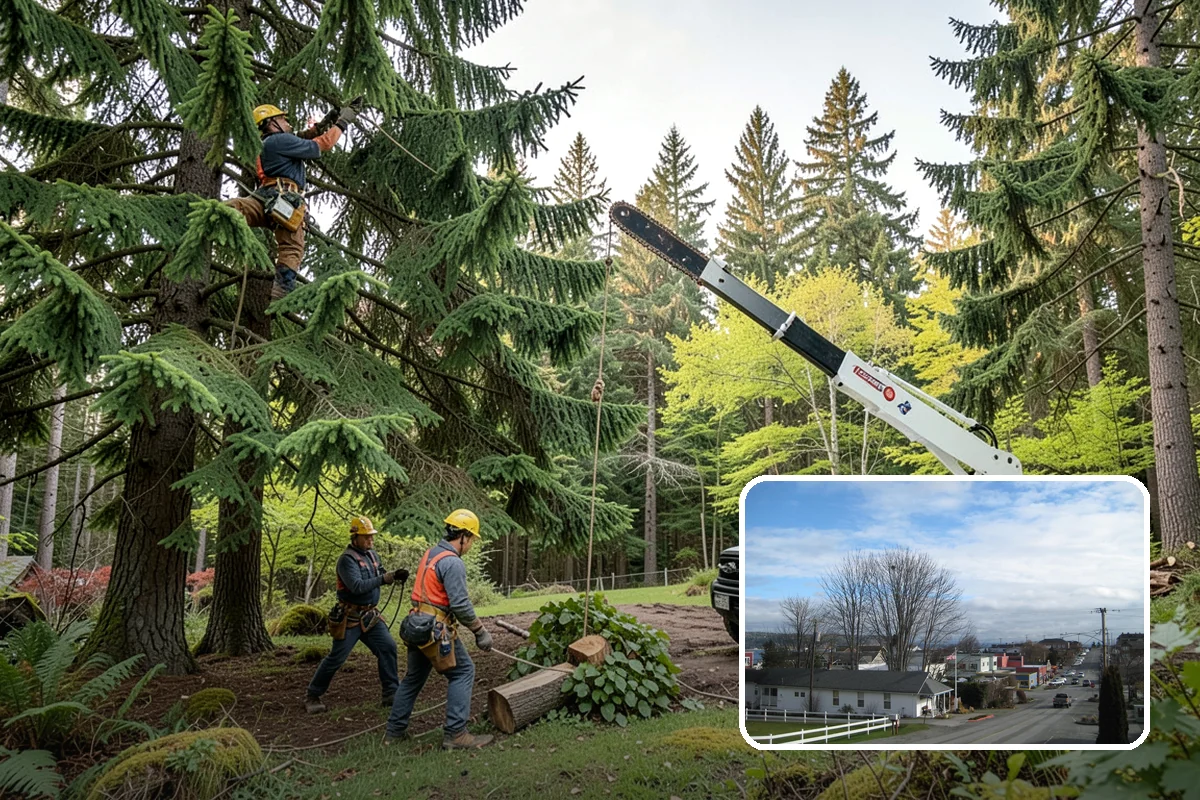 Site Preparation Clearing in Langley, Island County, WA - Improves access and usability of a site