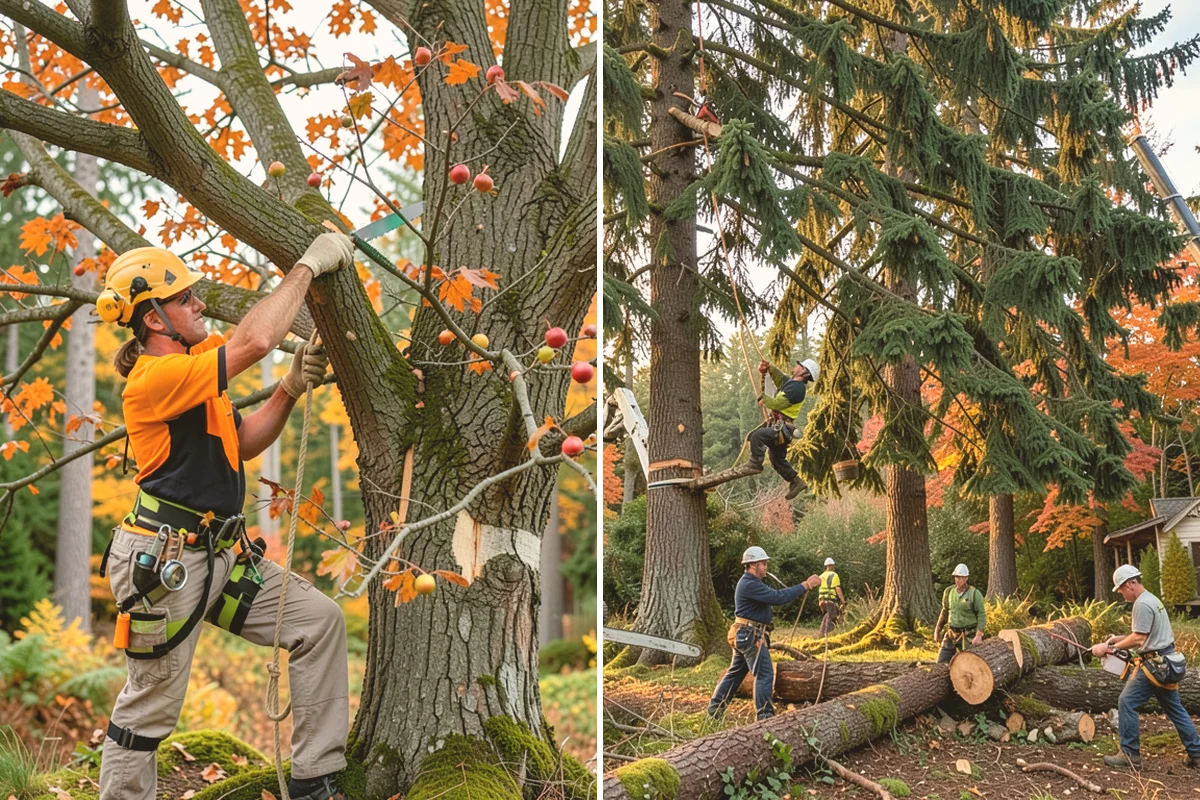 Site Preparation Clearing in Langley, Island County, WA - Assess the site and mark features to protect