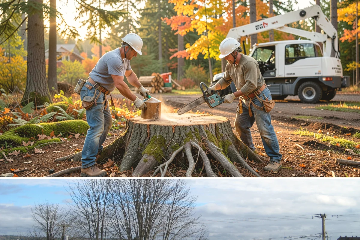 Site Preparation Clearing in Langley, Island County, WA - Work can be performed year-round in the Puget Sound climate but may require special equipment for winter snow or mud