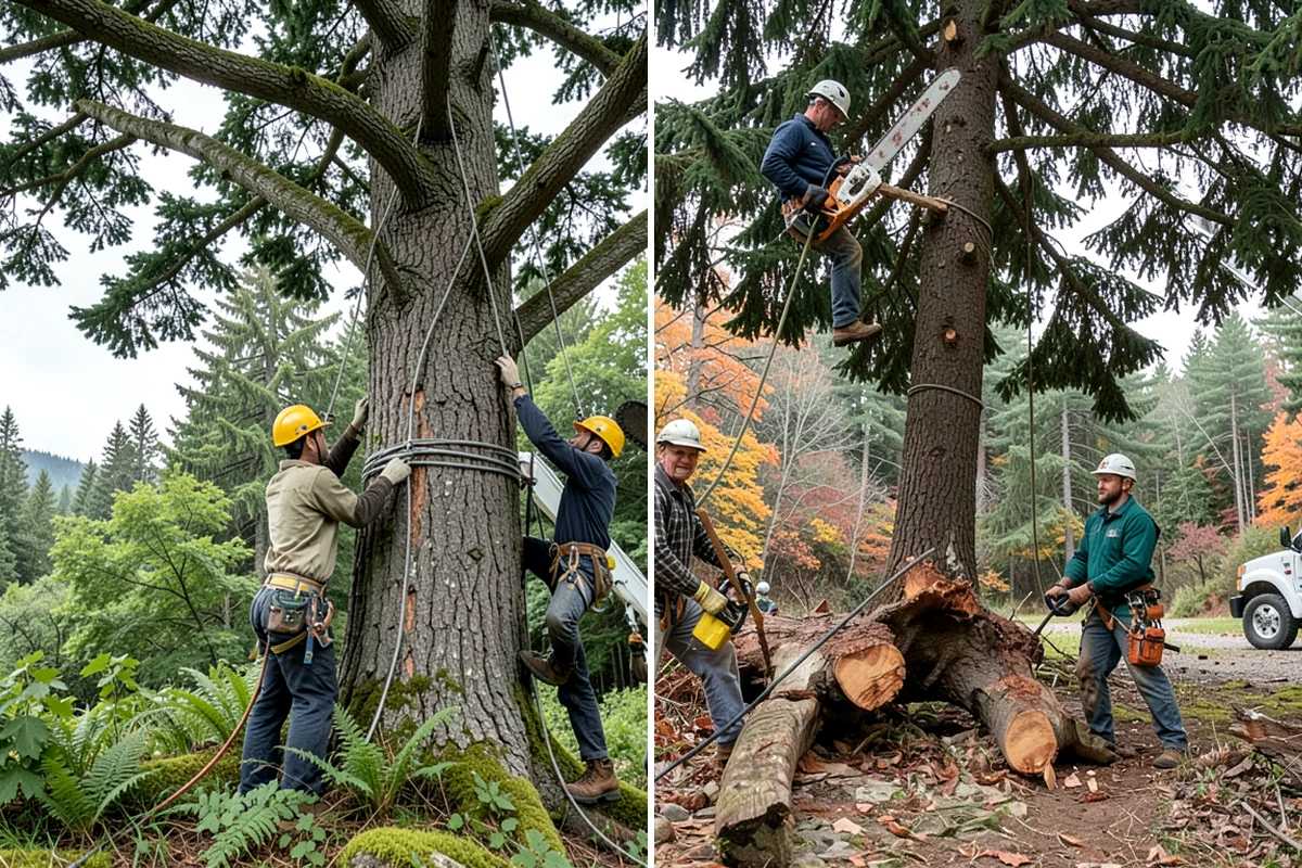 Site Preparation Clearing in Lyman, Skagit County, WA - Assess the site and mark features to protect