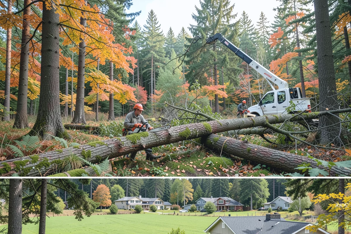 Site Preparation Clearing in Lyman, Skagit County, WA - Work can be performed year-round in the Puget Sound climate but may require special equipment for winter snow or mud