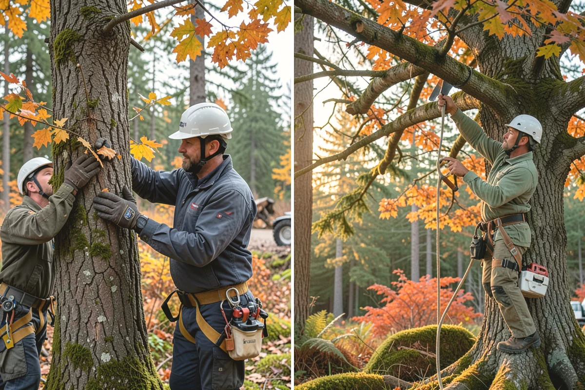 Site Preparation Clearing in Mercer Island, King County, WA - Assess the site and mark features to protect
